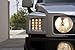 IPCW LEDC-346C Crystal Clear LED Front Park Signal Lamp - Pair