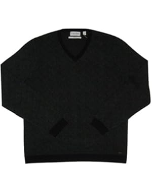 Calvin Klein Men's Slim-Fit Jacquard Sweater