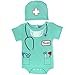 Sozo Unisex-Baby Newborn Doctor Bodysuit and Cap Set