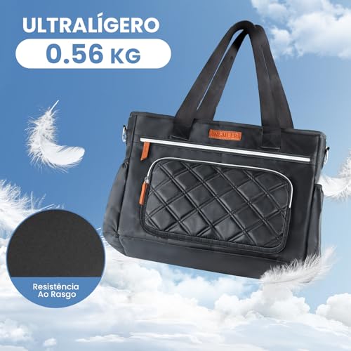 INSMEER Bolsa Térmica Grande Feminina 20L (35 Latas), Lancheira Portátil para Adultos, Bolsa de Almoço Impermeável com Abertura Ampla, Mochila Lancheira Reutilizável para Trabalho, Praia, Piquenique