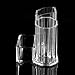 KINGLAKE Acrylic Makeup Brush Pen Holder Brush Organizer Lipstick Brush holder Top Quality Cosmetic Holder with 3 Compartments Desktop Organizer Caddy / Pencil Holder