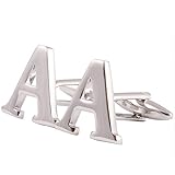 Men's Shirts Cufflinks Alphabet Letter High-Quality 4 Color(A-Z)