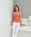 Ruxia Women's Basic Cami Tanks with Adjustable Spaghetti Strap Assorted Colors Pack of 3