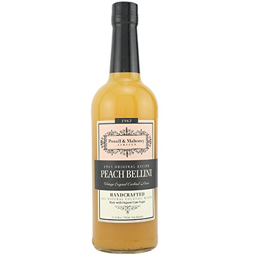 Powell & Mahoney Limited Peach Belini Cocktail Mx 25.36oz , Single Bottle
