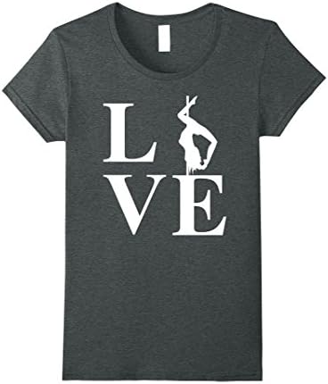 Womens Love Pole Fitness Shirt: Dancing Dancer Sport Pole Gift Tee Medium Dark Heather