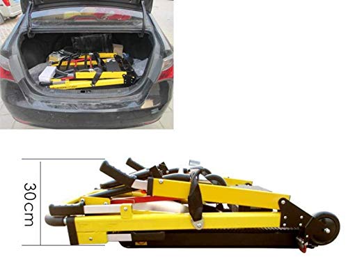 Medical Motorized Stair Chair,Emergency Transport Stair Lifting Evacuation Chair - Load Capacity: 440 lb. Yellow - Thumbnail 7
