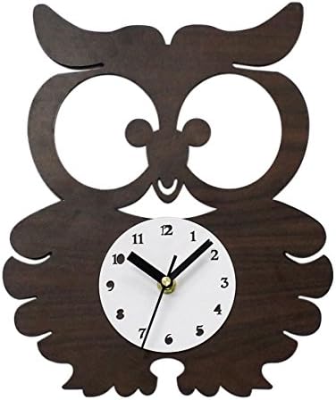 JustNile Decorative Frameless Animal Acrylic Statement Wall Clock - Cute Owl