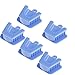 Superdental 5pcs Dental Mouth Prop Bite Block Cushion Opener Retractor Medium Size (Blue)