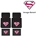 Supergirl DC Comics Shield Logo Car Truck SUV Front & Rear Seat Rubber Floor Mats - 4PC