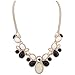 Bestpriceam New Fashion Crystal Rhinestone Flower Bib Chunky Statement Necklace for Women Girls Lady