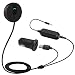 Besign BK01 Bluetooth 4.1 Car Kit Hands-Free Wireless Talking & Music Streaming Receiver with Dual Port USB Car Charger and Ground Loop Noise Isolator for Car with 3.5mm AUX Input Port