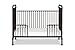 Namesake Abigail 3-in-1 Convertible Metal Crib in Vintage Iron, Greenguard Gold Certified