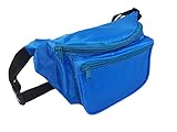 Neon Fanny Pack, 80's Style Waist Bag, 3 Pockets, Multiple Colors Available