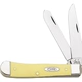 Case Yellow CV Trapper Pocket Knife