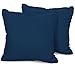 TK Classics PILLOW-NAVY-S-2x Outdoor Pillow, Small (Pack of 2), Navy 2 Count