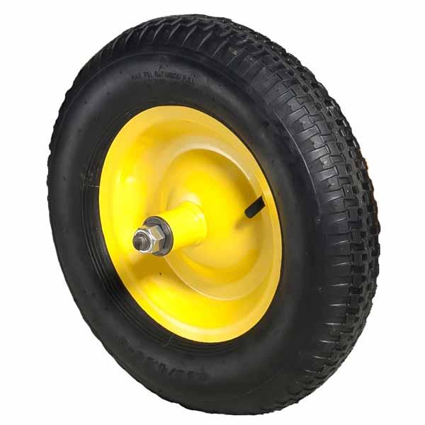 Big 4 Wheeler HeavyDuty Wheelbarrow, 6 Cubic Feet Wheel