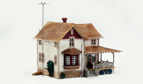 WOODLAND SCENICS BR5046 Corner Porch House HO