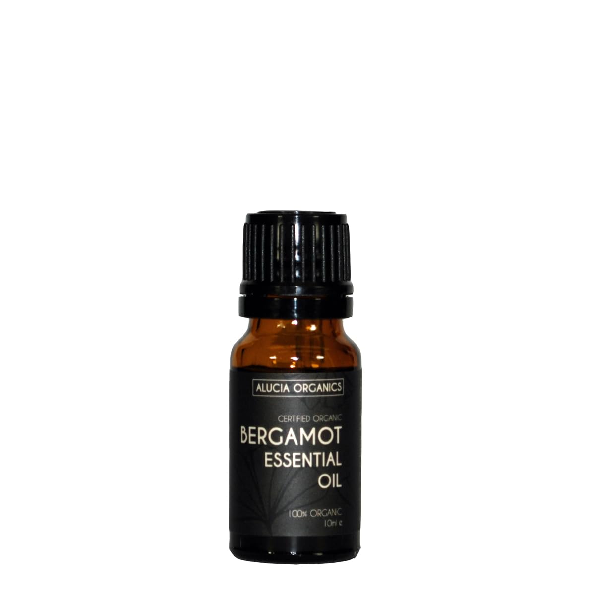 Alucia Organics Certified Organic Bergamot Essential Oil 10ml - Pure, Natural, Cruelty Free, Vegan, Undiluted - for Use in Aromatherapy, Massage Blends and Diffusers