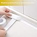4 Pack Caulk Strip,PE Sealing Tape Self Adhesive Caulking Sealant Tape ,Bathroom Sealant Tape PE Self Adhesive, Kitchen, Bathtub and Wall Edge Protector(38mm x 3.2m x 4 Roll)