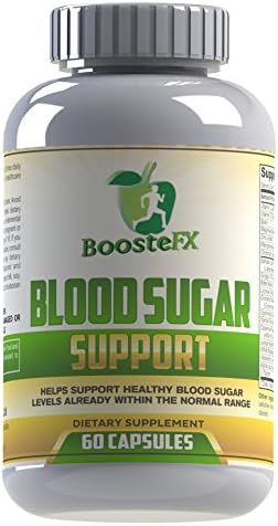 BoosteFX Essential Blood Sugar Support - With Vitamins, Minerals + Trace Elements - Promotes Insulin Sensitivity &amp; Supports Healthy Blood Glucose Levels. (60 Capsules)