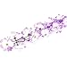 2X Artificial Azalea Garland Silk Flower Vine Wedding Garden Decoration - Purple