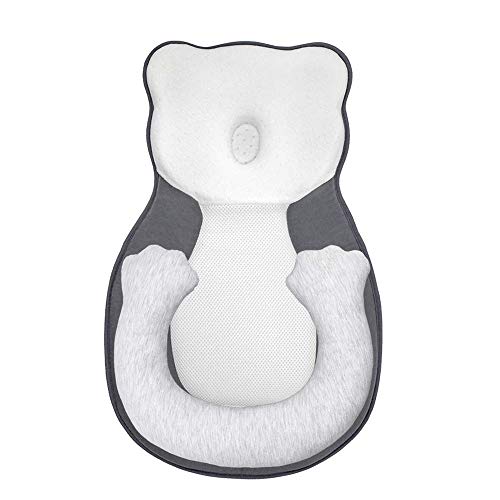 XMWEALTHY Portable Head Support Pillow Newborn Lounger Comfortable Baby
