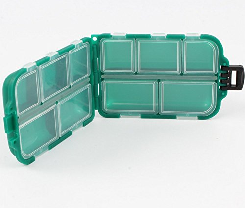 Chytaii 2 Angelhaken Box Köderbox Angelbox Fischhaken Aufbewahrungsbehälter für Angelhaken Köder Kleinteile – Bild 7