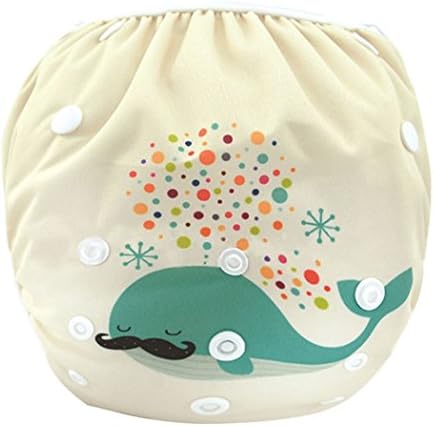 Samuyalove Baby Reusable Swim Diaper - Potty Training Pants - Waterproof Diaper Cover