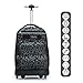 Tilami Rolling Backpack 18 inch Wheeled Backpack School College Student Travel Trip Boys and Girls