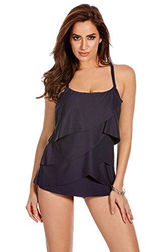 Miraclesuit Women's Making Waves Waves Underwire Tankini Top