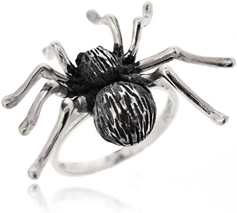 SOVATS Spider Ring For Women 925 Sterling Silver Oxidized Surface - Simple, Stylish &Trendy Nickel Free Ring