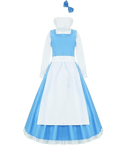 open lace back dress Amazon.com: Belle Adult Women's costume Cosplay Princess Party Dress Ball Gown  Outfit : Clothing, Shoes & Jewelry main image 0
