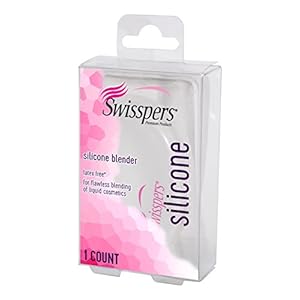 Swisspers Premium Silicone Make Up Blending Sponge, Latex Free, For Flawless Blending of Foundation and Liquid Cosmetics…