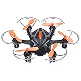 Yi Zhan i Drone i6s RC Quadcopter Drone with 2.0MP HD Camera 2.4G 6 Axis Gyro 3D Rollover One Key Return Hexacopter, Children's Day Gift, Black