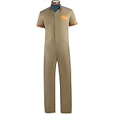 HongChang Men's Loki Laufeyson Prison Jumpsuit Cosplay Costume - Women Loki Odinson Uniform Outfits - Halloween Suit (Small)