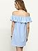 ROMWE Women's Off Shoulder Ruffles Mini Dress