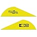 Bohning Blazer Archery Vane (100-Pack), Neon Yellow, 2 inch