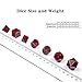 DnDnD Red D&D Game Dice,7 Die Polyhedral Metal Dice with Gift Metal Tin for RPG DND Dungeons and Dragons Dice Collector Board Game Player