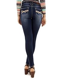 Pantalones vaqueros de vaquero irresistibles para dama (28-30-32 "de entrepierna)