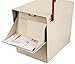 Architectural Mailboxes 6200S-10 Oasis Classic Locking Post Mount Mailbox, Sand