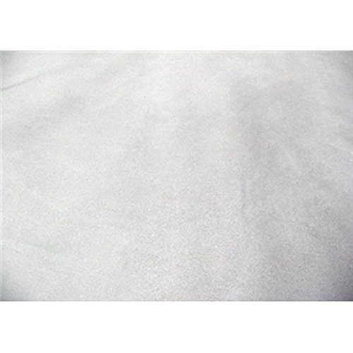 SyFabrics Med Weight Stretch Micro Suede Fabric 58 inches Wide White