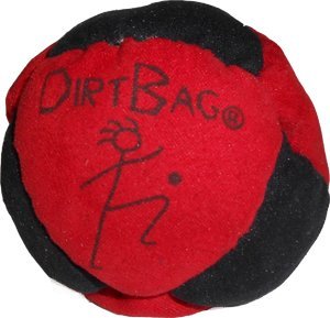 Dirtbag Classic Footbag - Red/Black