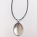 Dcatcher 24 PCS Bezel Pendant Trays Oval Cabochon Settings Trays Pendant Blanks, Antique Silver