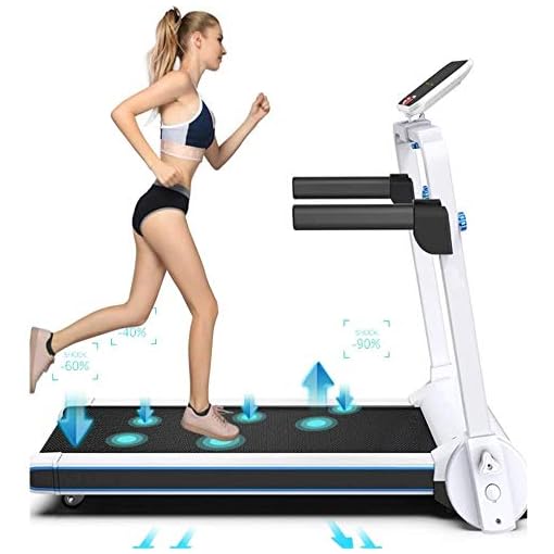 BZLLW Folding Treadmill Electric Motorized Power Walking Jogging Running Exercise Fitness Machine Trainer Equipment for… - Image 5