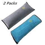 (2 Packs) Seatbelt Pillow,Masatow Car Seat Belt Covers,Adjust Vehicle Shoulder Pads,Safety Belt Protector Cushion,Plush Soft Auto Seat Belt Strap Cover Headrest Neck Support for Children Baby Adult