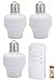 EtekDirect Remote Control Wireless Light Bulb Socket switch for Lamps Bulbs and Fixtures (3 Sockets 1 remote, battery included)