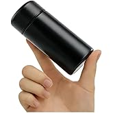 Mini Water Bottle, 5oz, Insulated Stainless Steel, Slim Tumbler, Flask for Travel, Sports, School, Purse, Coffee Cup, Coffee Bottles, Keep Hot and Cold (Black)