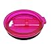 Hot Sale!Slider Closure Lid For 30 Oz,Canserin Spill And Splash Resistant (Hot Pink)