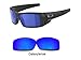 Galaxy Replacement lenses For Oakley Gascan Polarized 100% UVAB Protection (Blue)