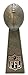 Decade Awards Fantasy Football League Silver Tower Trophy - FFL Award - 9.5 Inch Tall